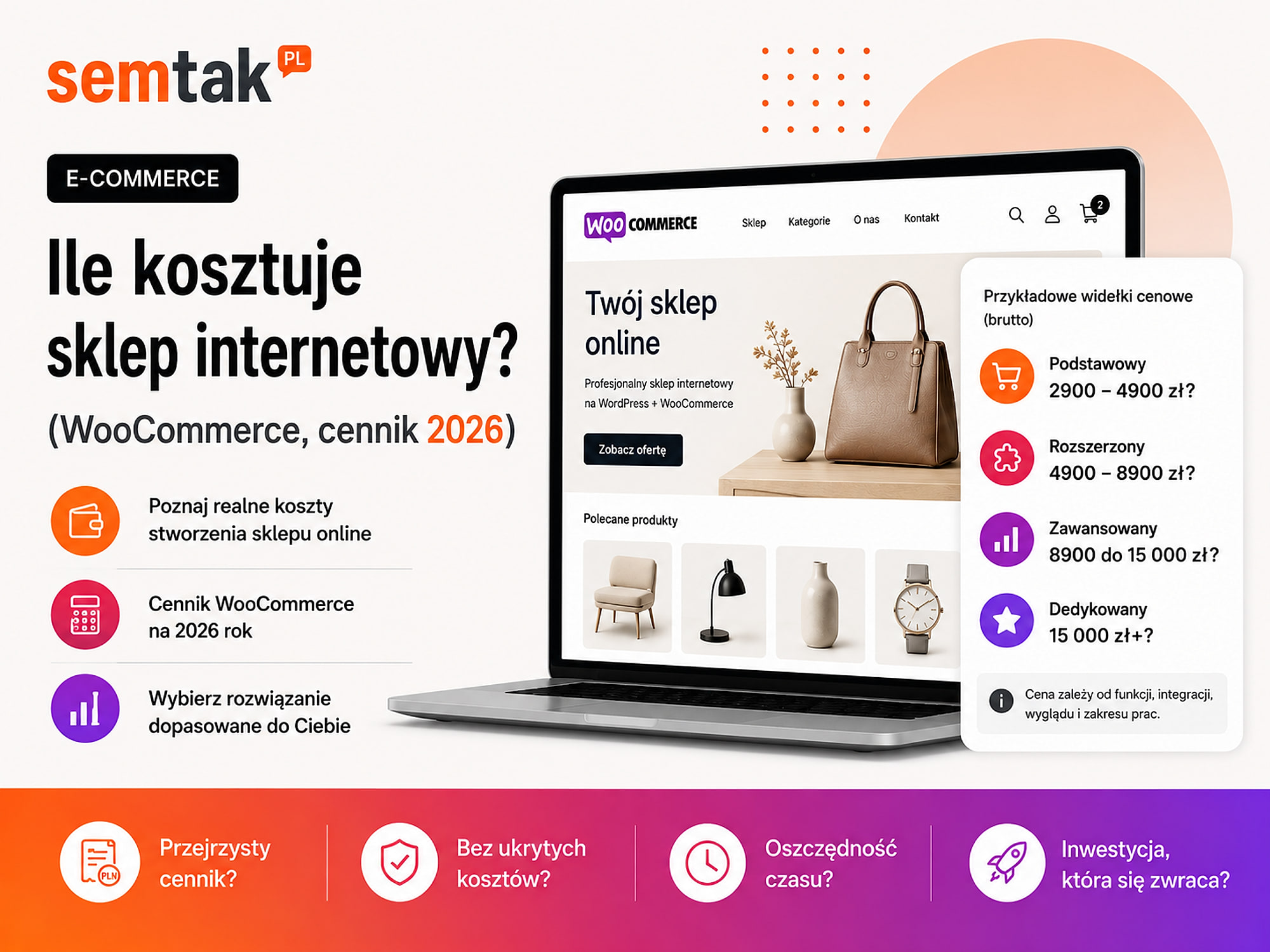 Was kostet ein Onlineshop? (WooCommerce, Preise 2026)