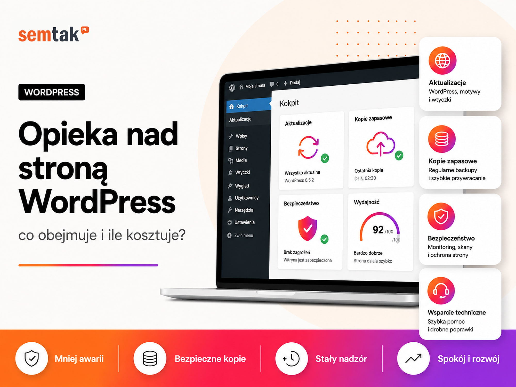 WordPress-Website-Pflege — was sie umfasst und was sie kostet?