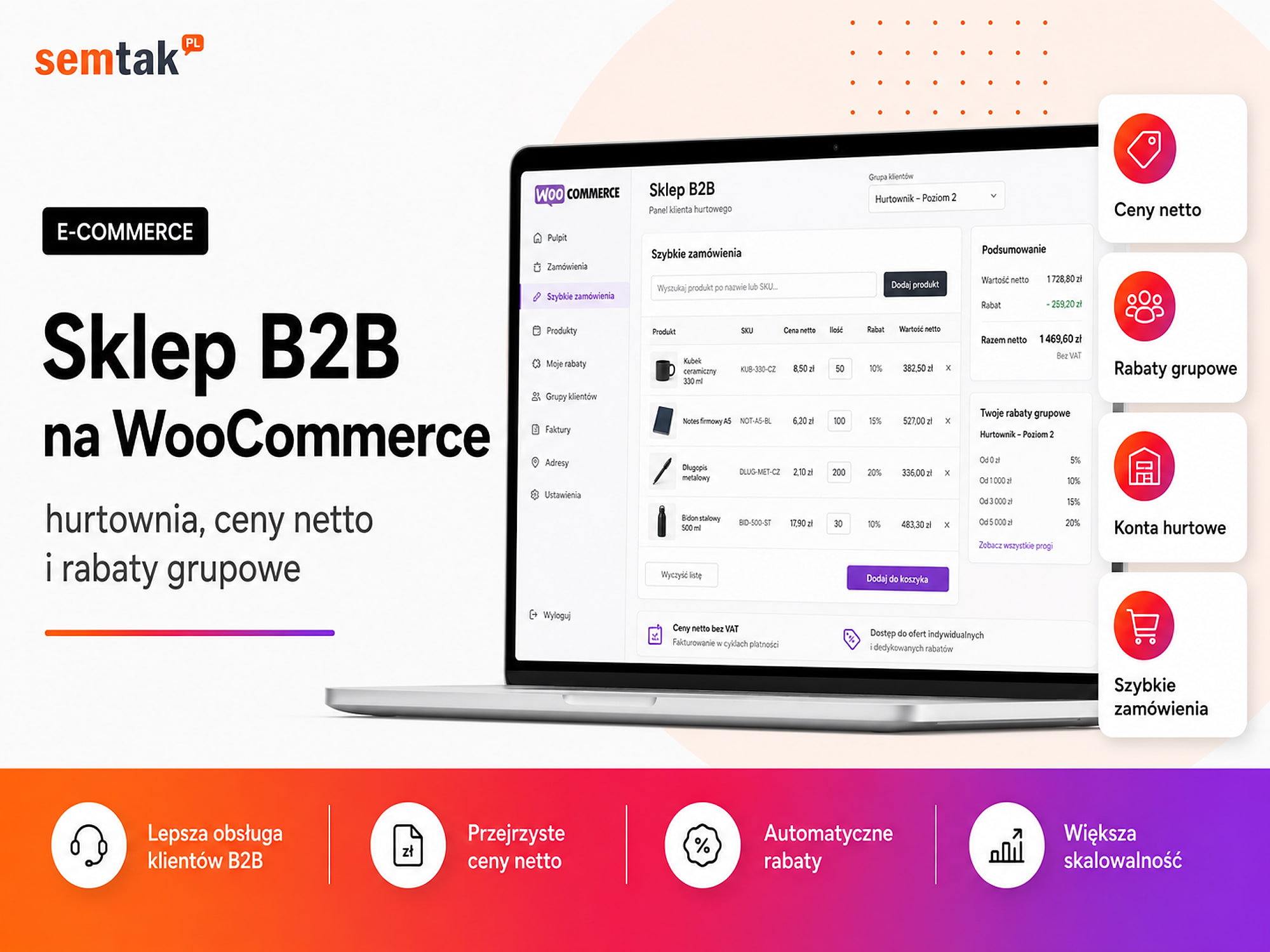 Ein B2B-Shop mit WooCommerce — Großhandel, Nettopreise und Gruppenrabatte