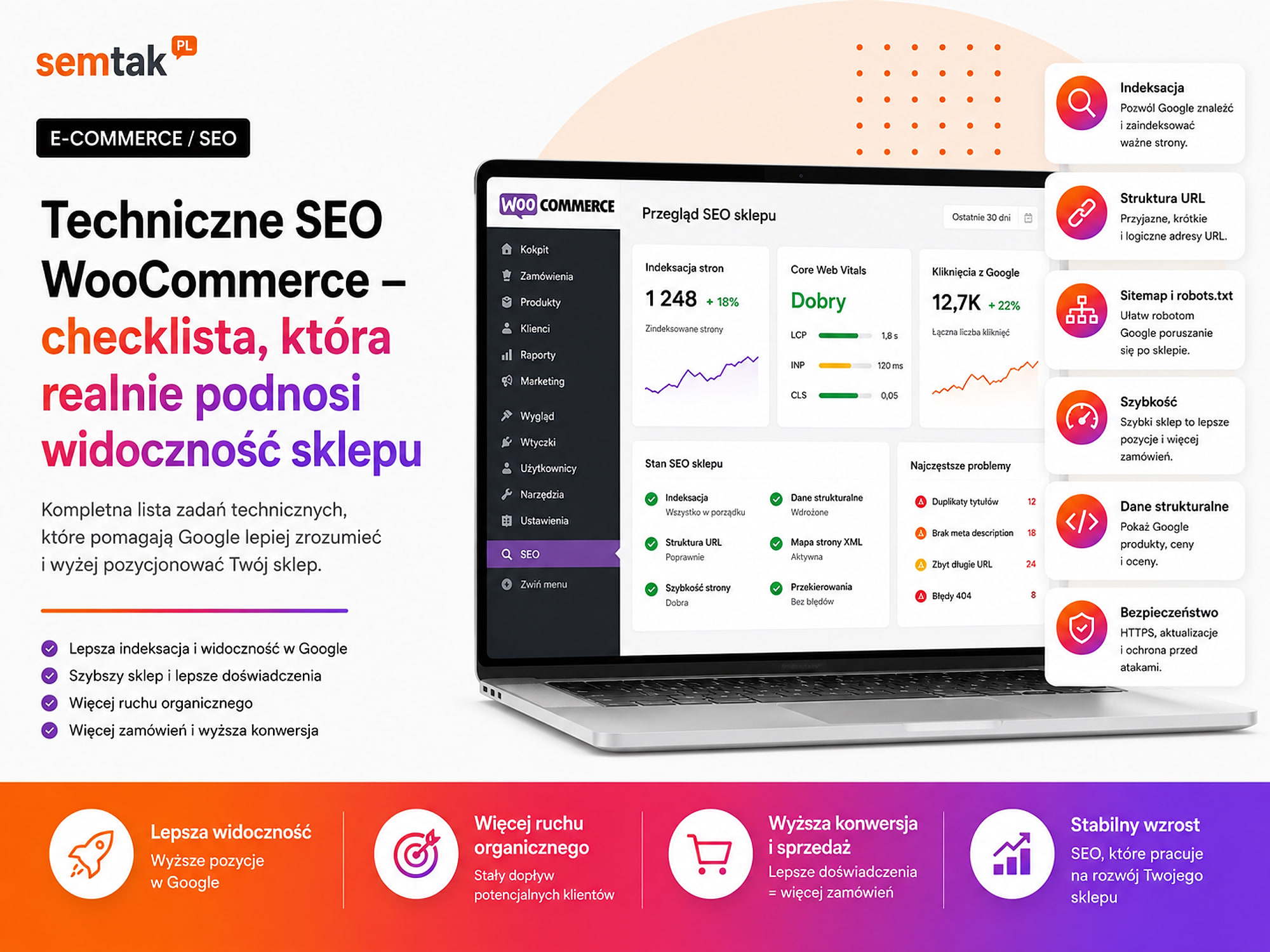 Technisches WooCommerce-SEO — eine Checkliste, die die Sichtbarkeit Ihres Shops wirklich steigert