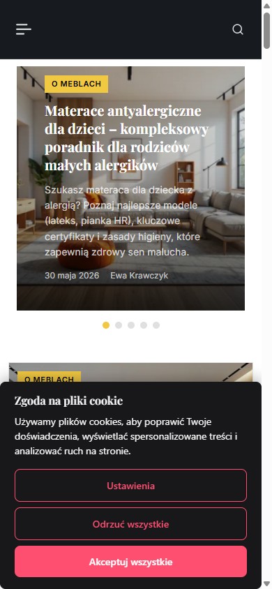 Meble do Domu — kompletny poradnik — widok mobile